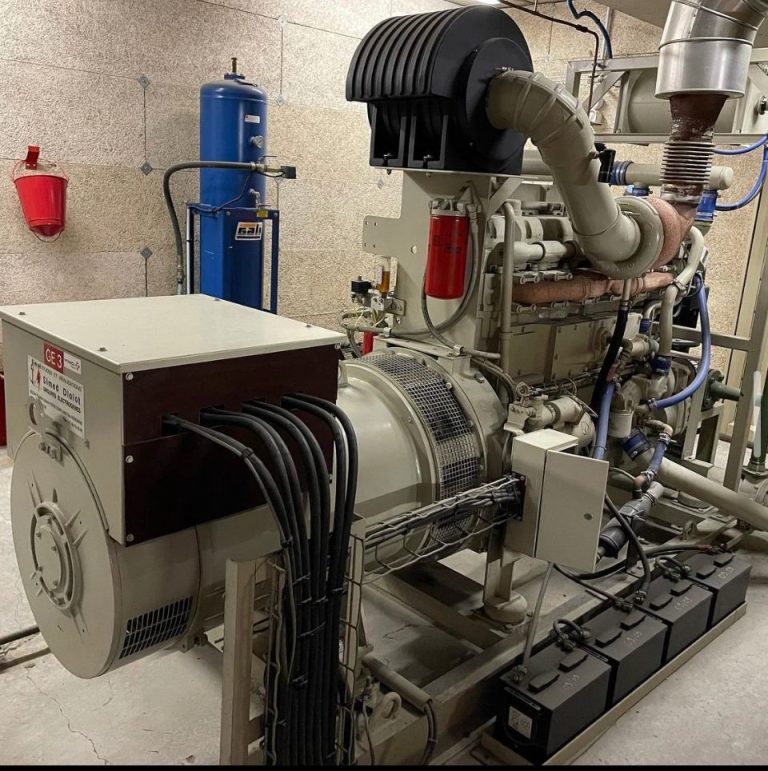 Groupe électrogène dans un local technique
